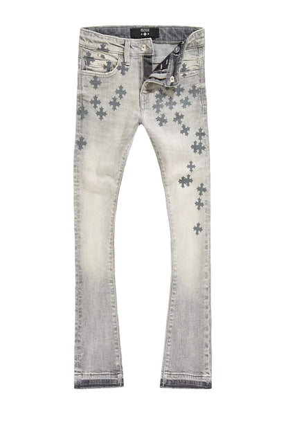 See You in Paradise Kid's Forbidden Fruit Skinny Stacked Denim from On Time Fashions – Kid's Jeans by Jordan Craig, Birmingham AL’s 1 fashion store and premier destination for streetwear, suits, kids fashion, and big & tall