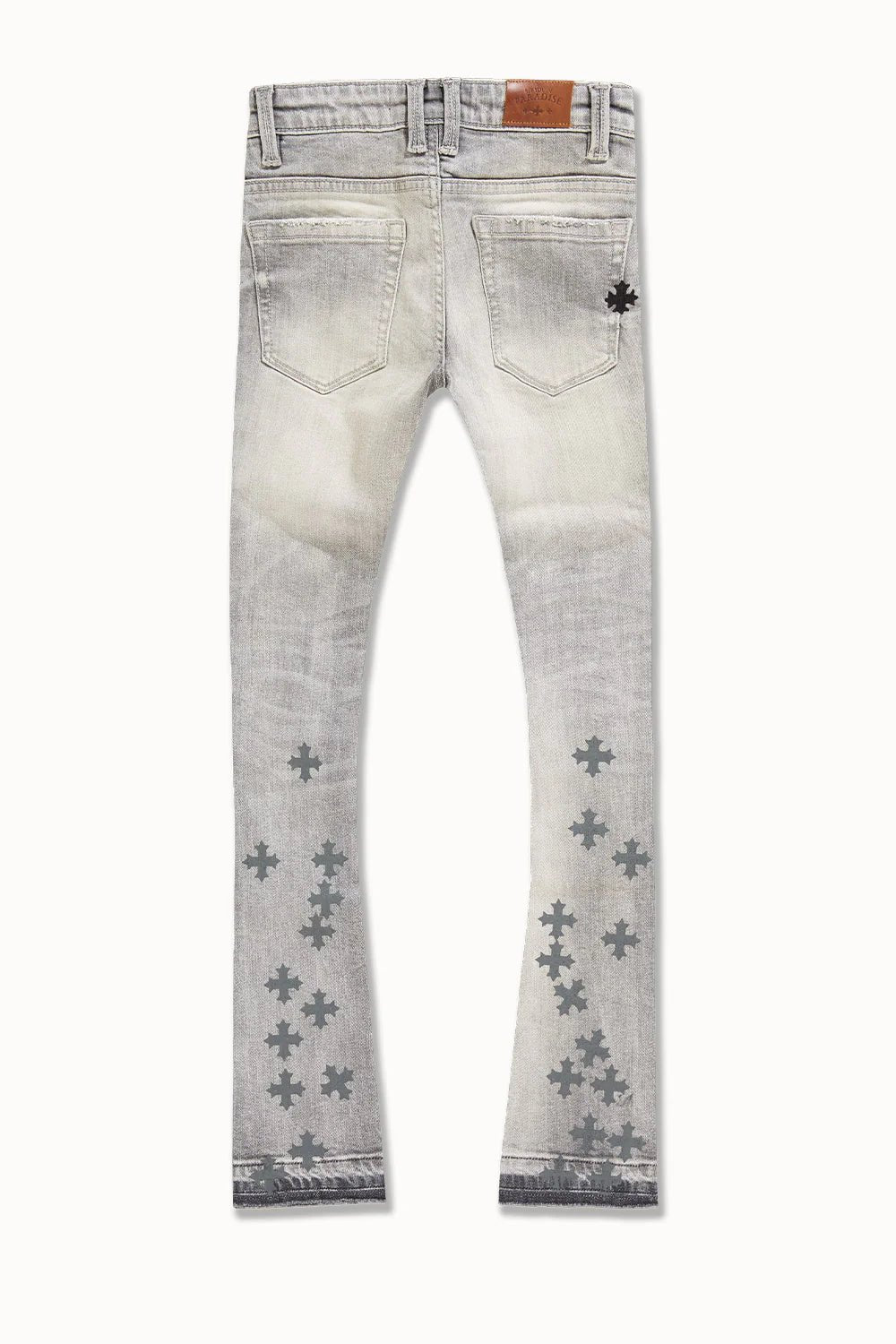 See You in Paradise Kid's Forbidden Fruit Skinny Stacked Denim from On Time Fashions – Kid's Jeans by Jordan Craig, Birmingham AL’s 1 fashion store and premier destination for streetwear, suits, kids fashion, and big & tall