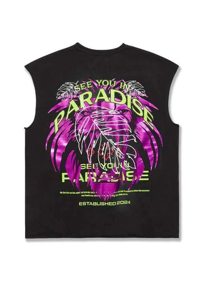 See You in Paradise Lion's Den Cutoff from On Time Fashions â€“ by On Time Fashions Birmingham, Birmingham ALâ€™s 1 fashion store and premier destination for streetwear, suits, kids fashion, and big & tall