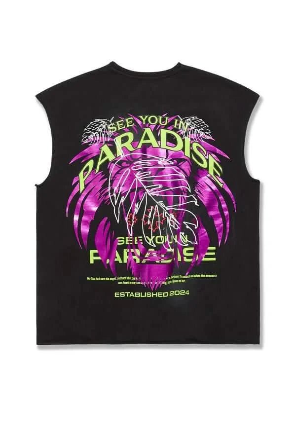 See You in Paradise Lion's Den Cutoff from On Time Fashions – Tee by On Time Fashions Birmingham, Birmingham AL’s 1 fashion store and premier destination for streetwear, suits, kids fashion, and big & tall