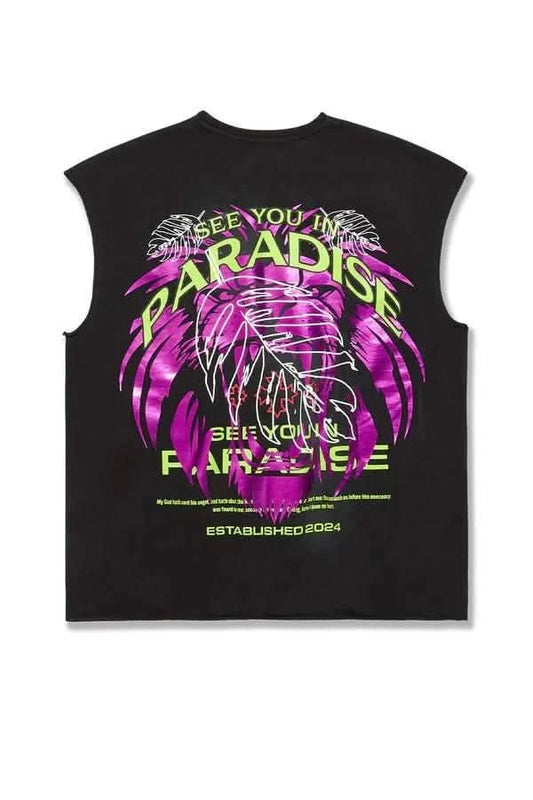 See You in Paradise Lion's Den Cutoff from On Time Fashions – Tee by On Time Fashions Birmingham, Birmingham AL’s 1 fashion store and premier destination for streetwear, suits, kids fashion, and big & tall