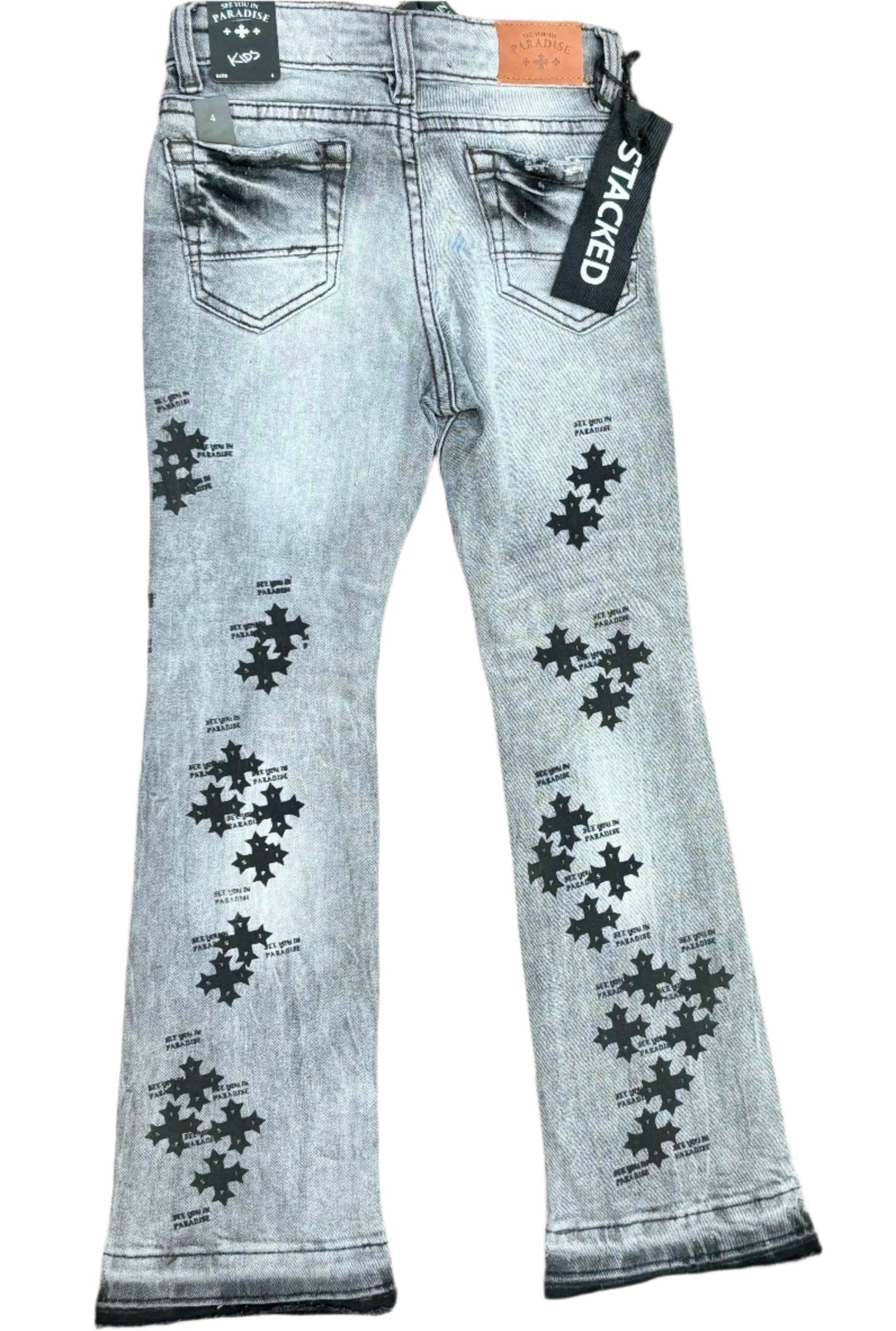 See You in Paradise Little Kid's Cross Jeans from On Time Fashions – by On Time Fashions , Birmingham AL’s 1 fashion store and premier destination for streetwear, suits, kids fashion, and big & tall
