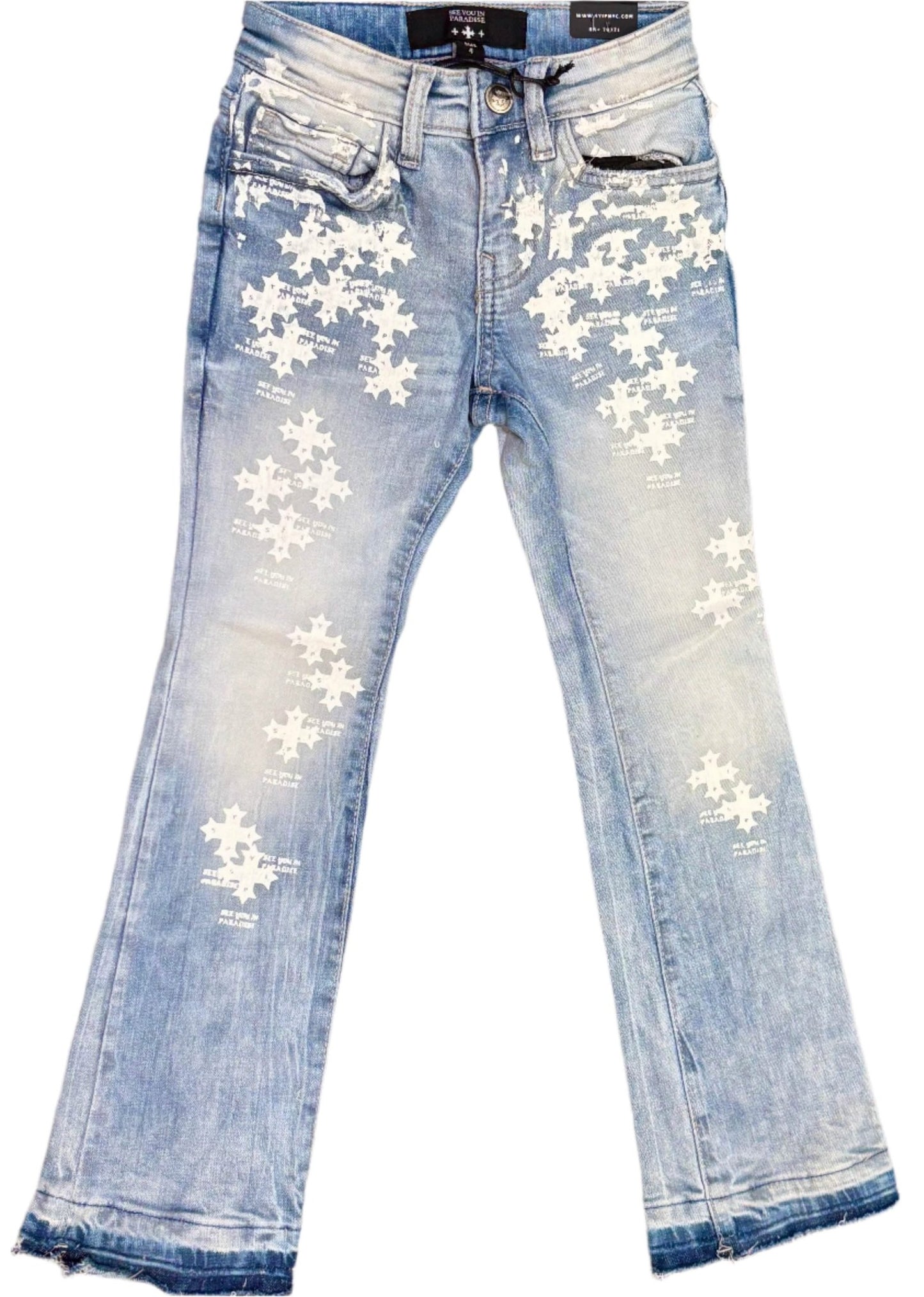 See You in Paradise Little Kid's Cross Jeans from On Time Fashions – by On Time Fashions , Birmingham AL’s 1 fashion store and premier destination for streetwear, suits, kids fashion, and big & tall