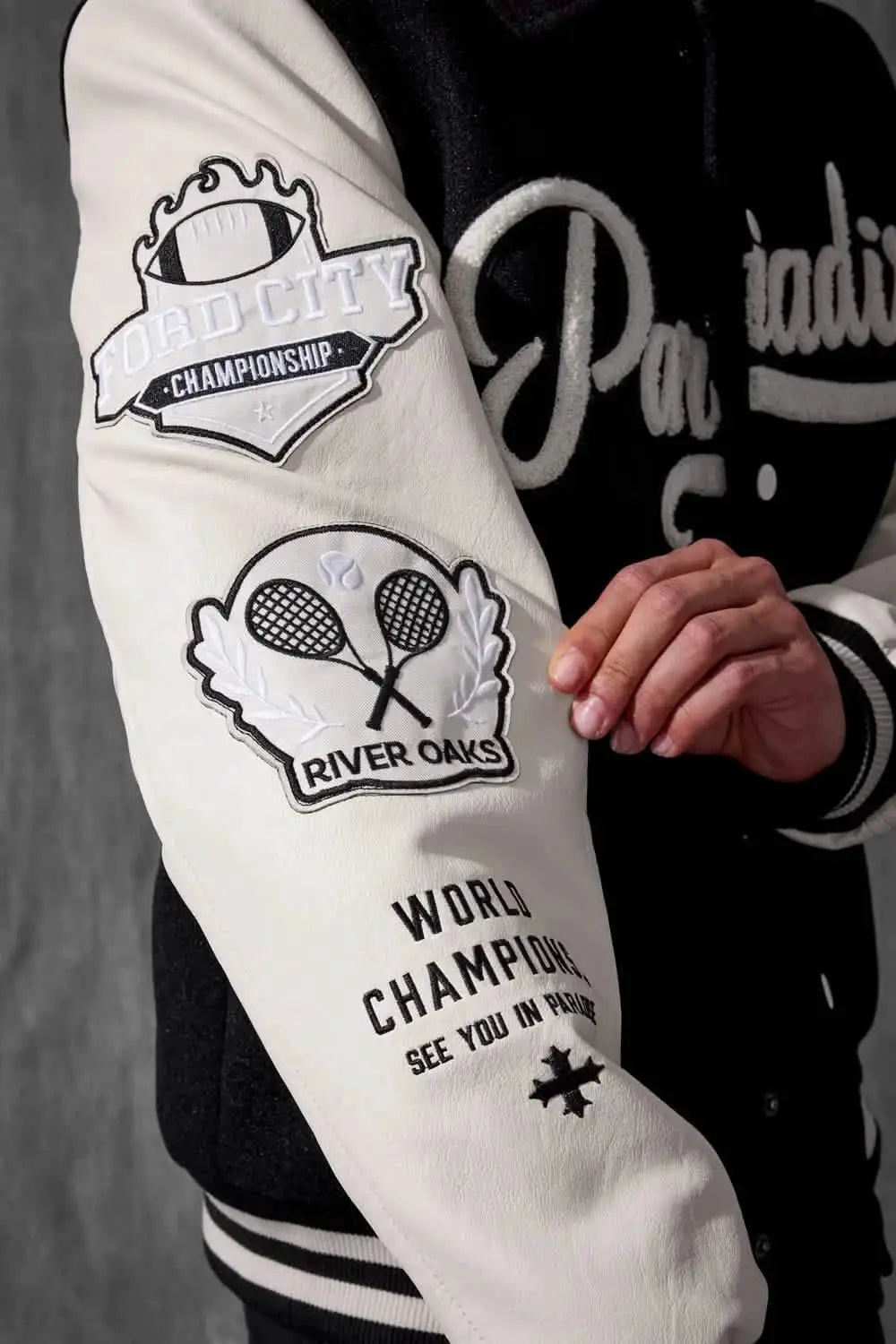 See You in Paradise Team Varsity Jacket by See You in Paradise