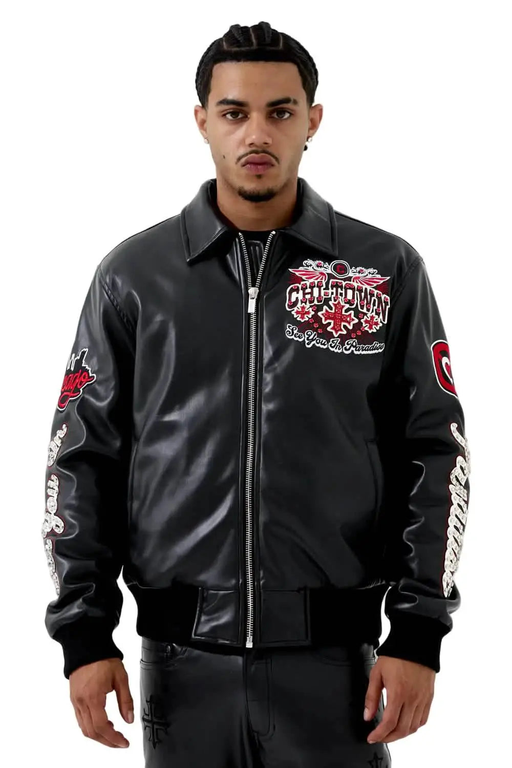 See You in Paradise Windy City Varsity Jacket by See You in Paradise