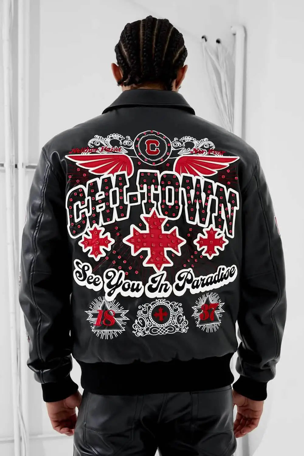 See You in Paradise Windy City Varsity Jacket by See You in Paradise