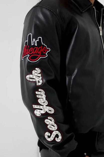 See You in Paradise Windy City Varsity Jacket by See You in Paradise