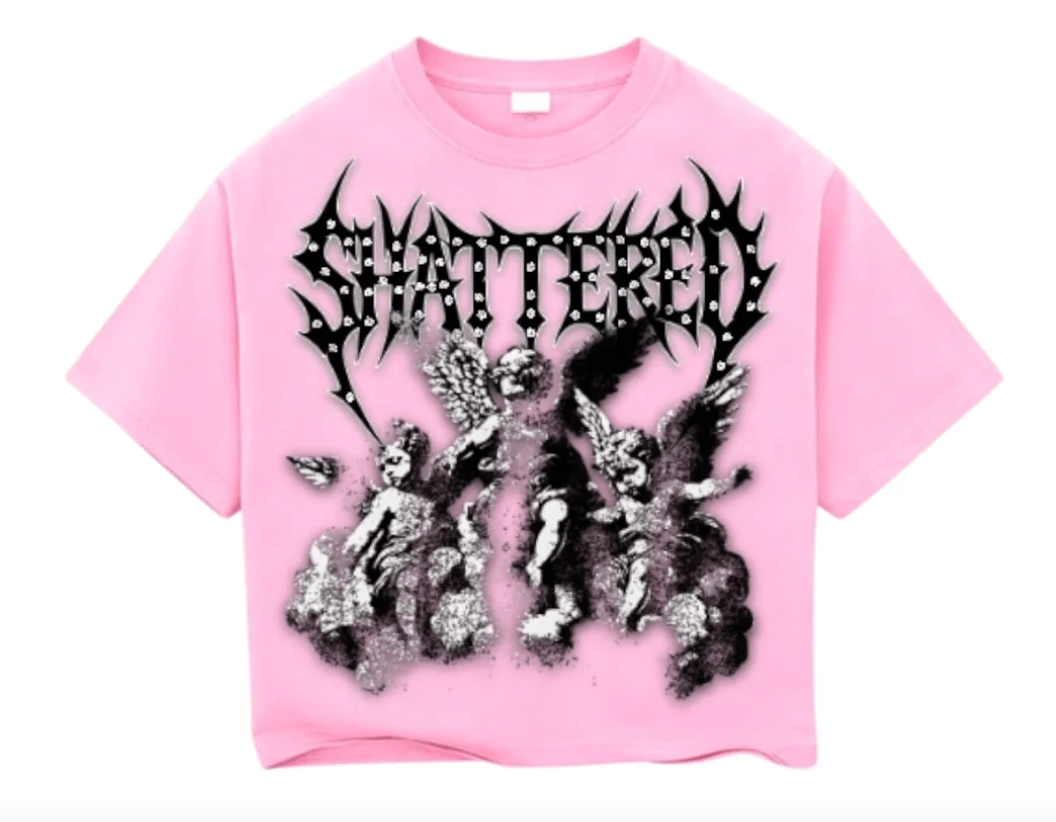 Shattered Hearts Fallen Angels Tee by Shattered Hearts