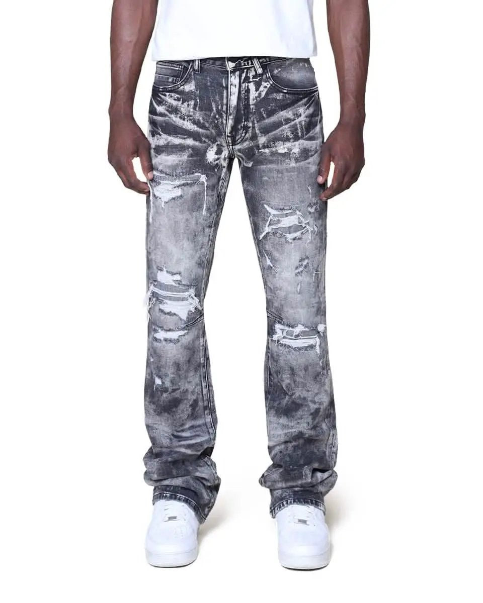 Smoke Rise Bleached Denim by Smoke Rise
