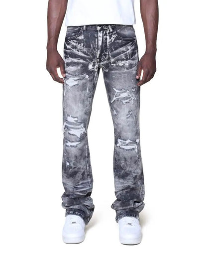 Smoke Rise Bleached Denim by Smoke Rise