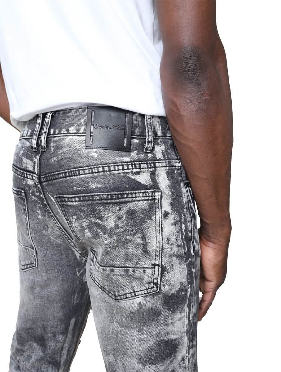 Smoke Rise Bleached Denim by Smoke Rise