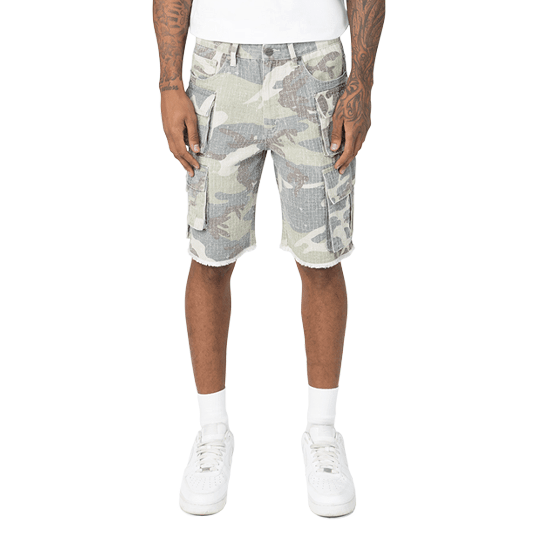 Smoke Rise Camo Twill Shorts from On Time Fashions – by On Time Fashions Birmingham, Birmingham AL’s 1 fashion store and premier destination for streetwear, suits, kids fashion, and big & tall