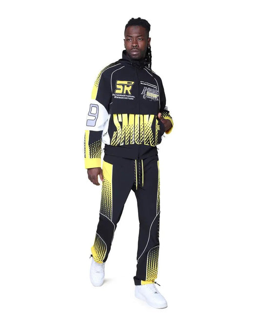 Smoke Rise NY Republic Windbreaker Tracksuit by Smoke Rise