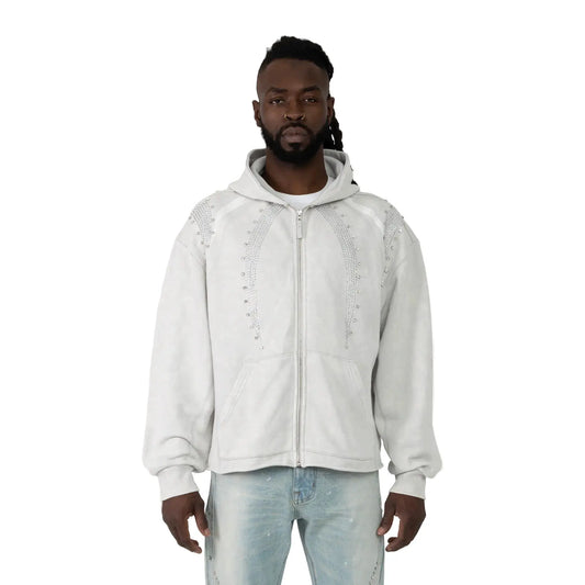 Smoke Rise Oversized Gemstone Hoodie by Smoke Rise