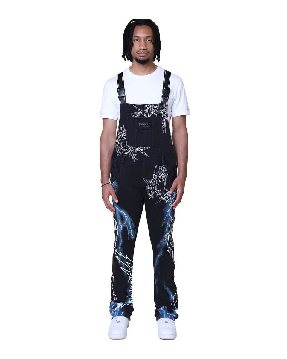 Smoke Rise Paradise Fleece Overall from On Time Fashions – Overalls by New World Creation, Birmingham AL’s 1 fashion store and premier destination for streetwear, suits, kids fashion, and big & tall