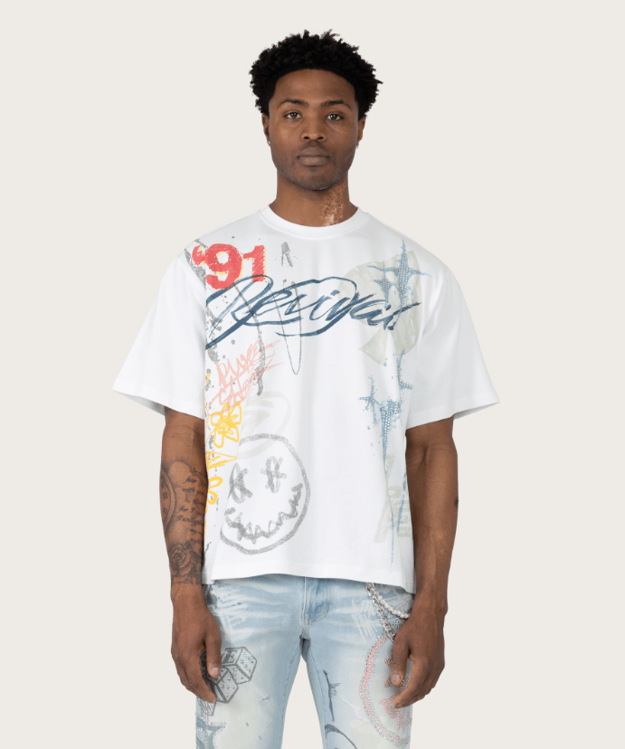 Smoke Rise Smiley Tee by Smoke Rise