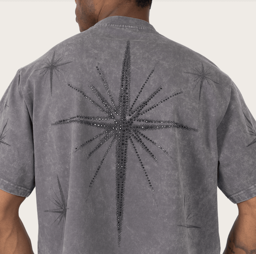 Smoke Rise Starry Smoke Tee from On Time Fashions – T-shirts by New World Creation, Birmingham AL’s 1 fashion store and premier destination for streetwear, suits, kids fashion, and big & tall