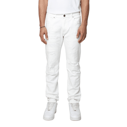 Smoke Rise Vintage Washed Slim Fit Jeans