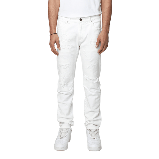 Smoke Rise Vintage Washed Tapered Jeans by Smoke Rise