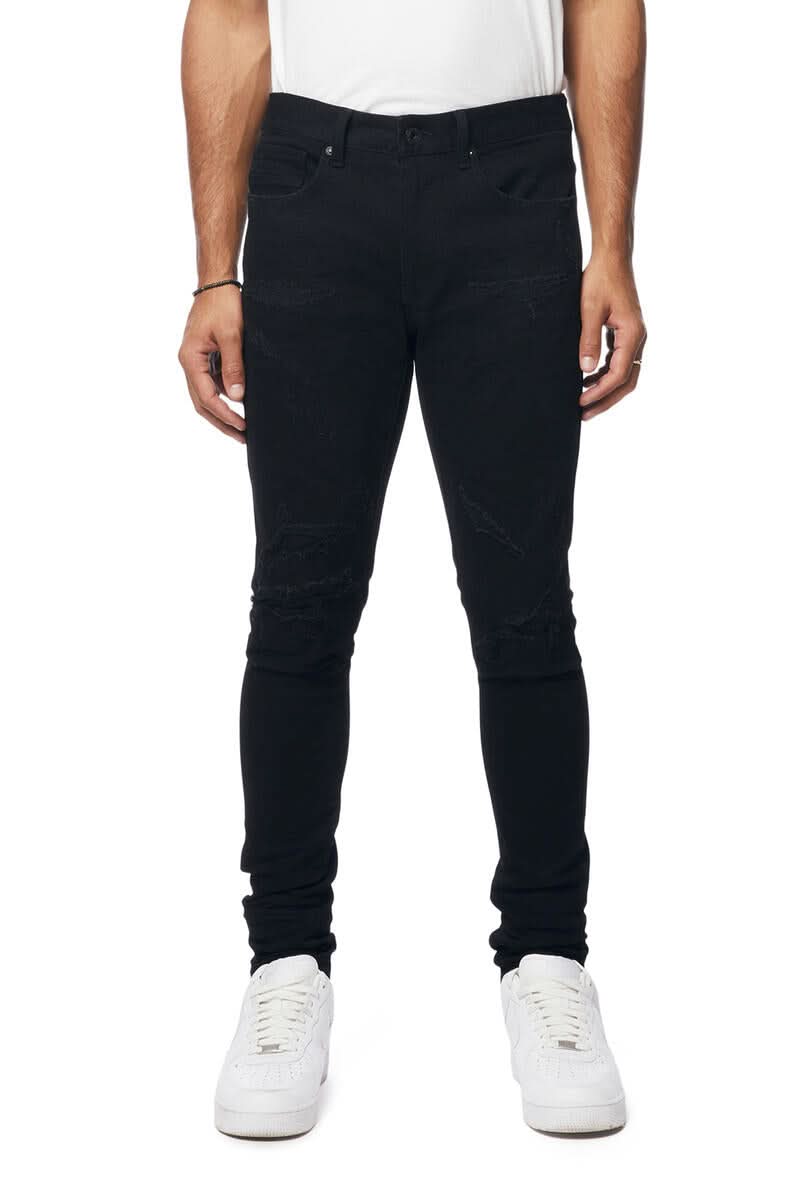 Smoke Rise Vintage Washed Slim Fit Jeans