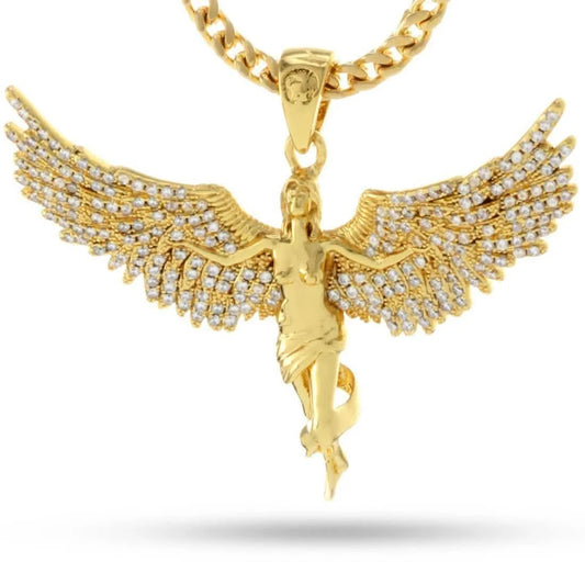 King Ice Soaring Angel Necklace