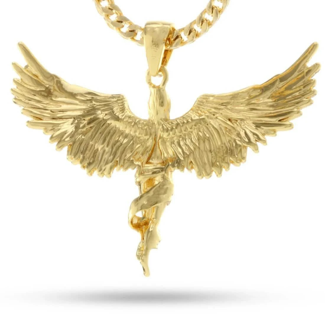 King Ice Soaring Angel Necklace