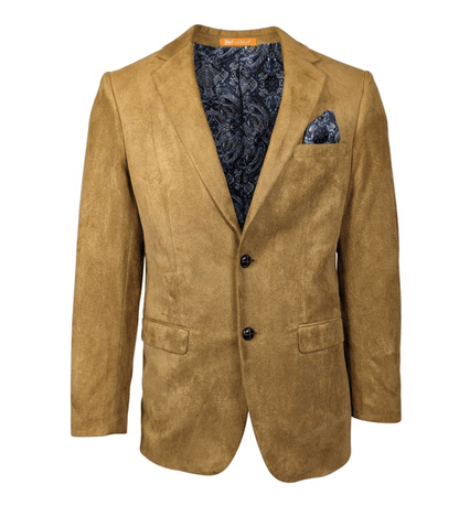 St. Patrick Men's Velvet Patch Jacket from On Time Fashions – Sports Coat by T.W. & Company, Birmingham AL’s 1 fashion store and premier destination for streetwear, suits, kids fashion, and big & tall