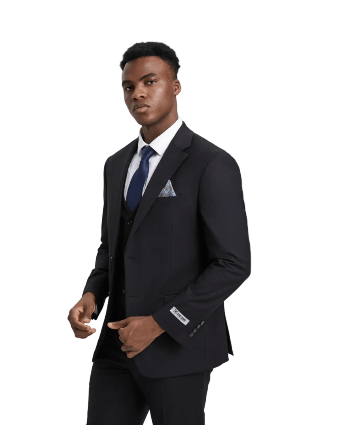 Stacy Adams Hybrid Fit 3-Piece Suit – SM278 from On Time Fashions – Mens Suits by Suits America, Birmingham AL’s 1 fashion store and premier destination for streetwear, suits, kids fashion, and big & tall