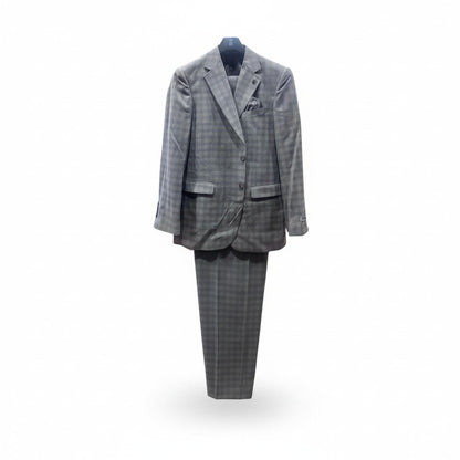Stacy Adams Plaid Modern Fit 3-Piece Suit – JR-729571 – view 2