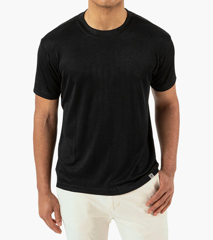 Stacy Adams Ribbed Mock Neck Tee – 5002