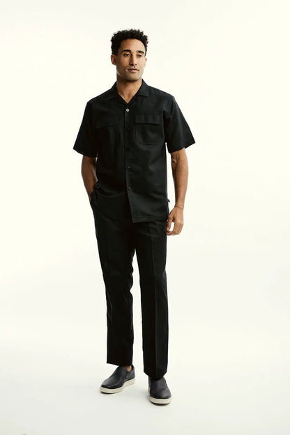 Stacy Adams Solid Linen Pant Set – 3510