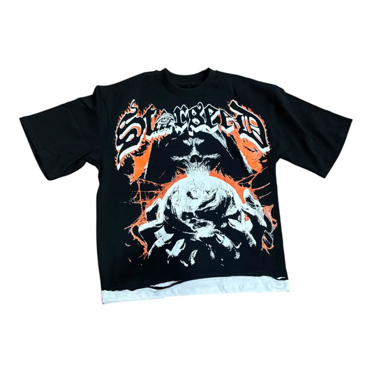 Starseed Studios Reaper from On Time Fashions – Tee by Starseed Studios, Birmingham AL’s 1 fashion store and premier destination for streetwear, suits, kids fashion, and big & tall
