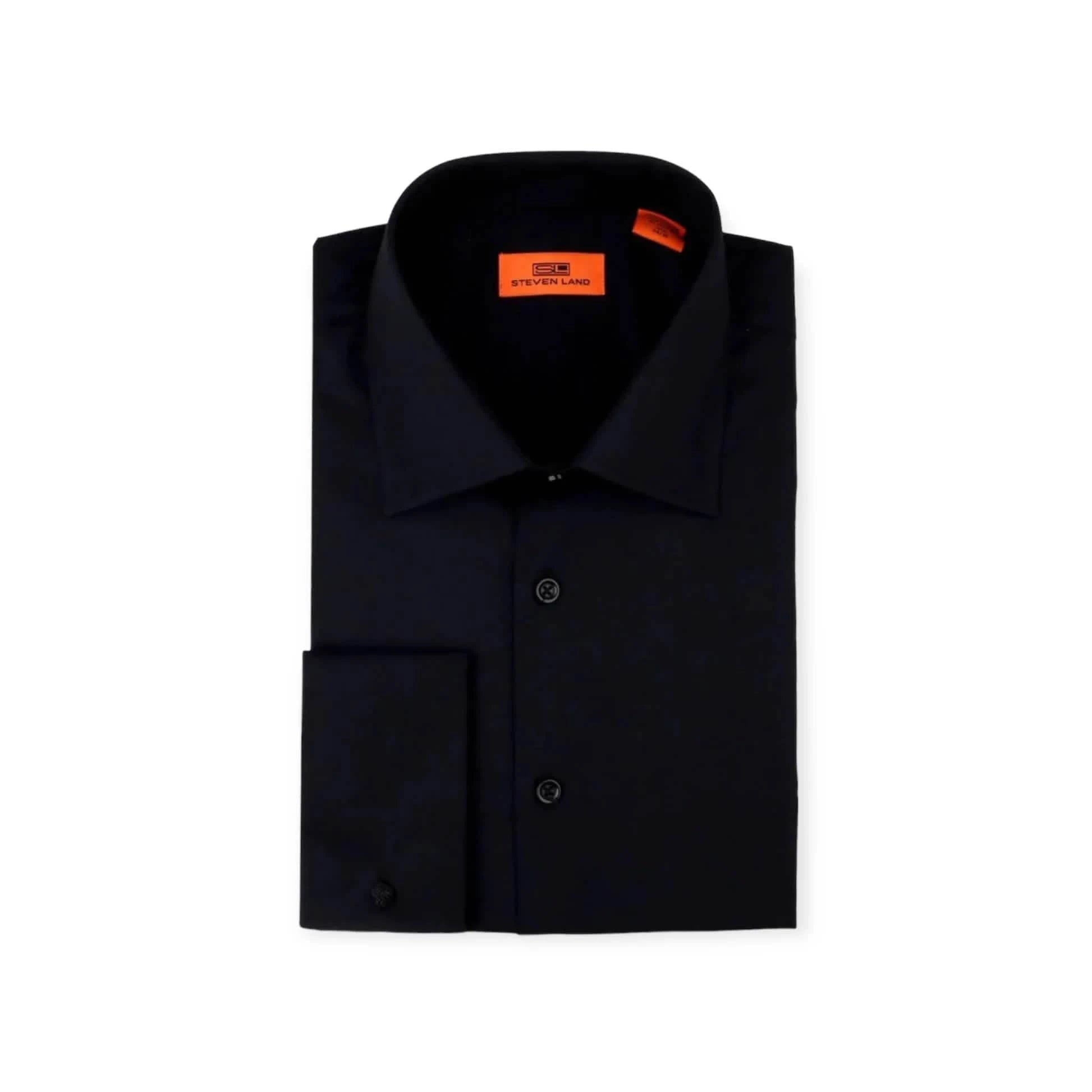 Steven Land – Poplin | French Cuff from On Time Fashions – Dress Shirt by Steven Land, Birmingham AL’s 1 fashion store and premier destination for streetwear, suits, kids fashion, and big & tall