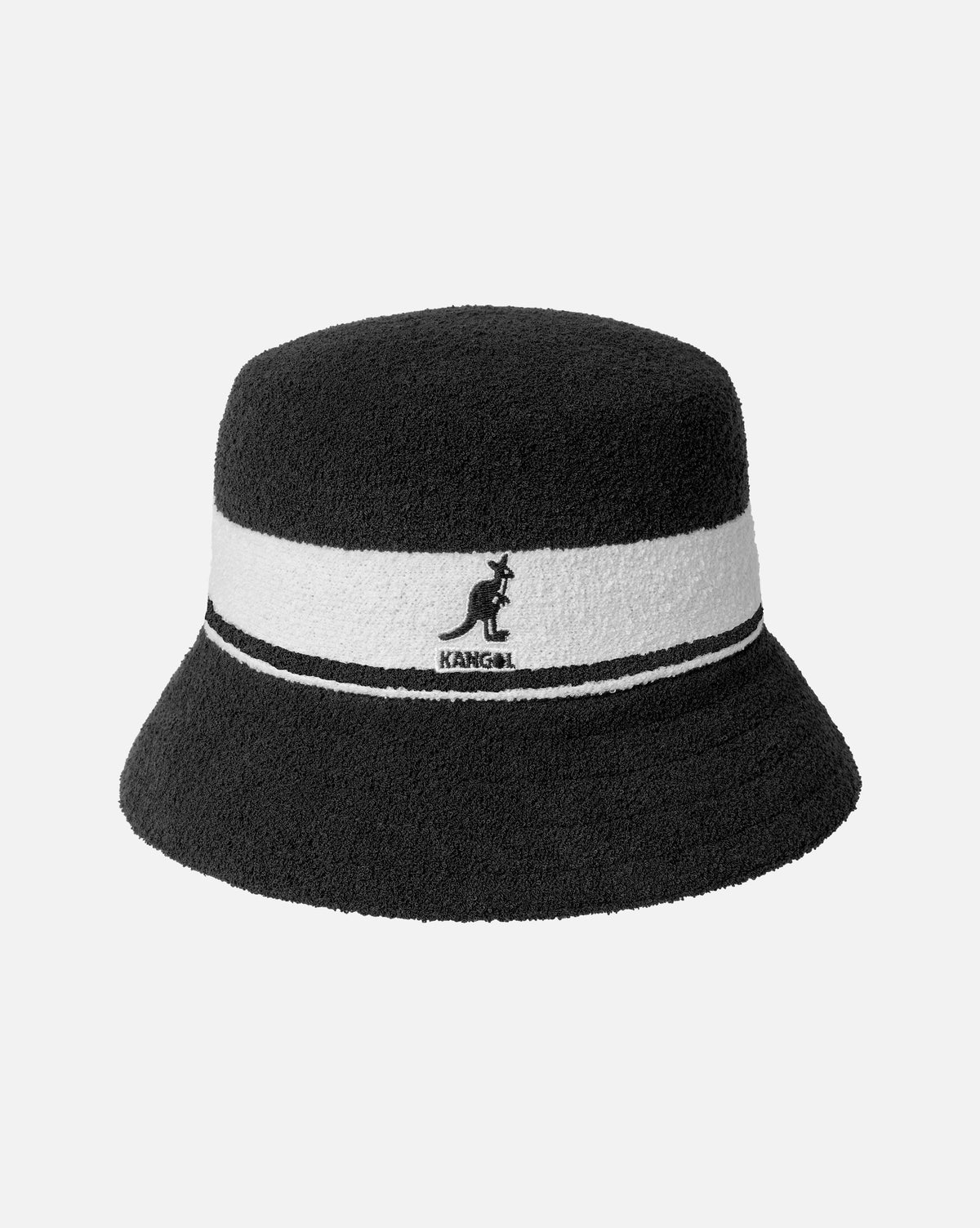 Kangol Bermuda Stripe Bucket K3326ST hat in Black