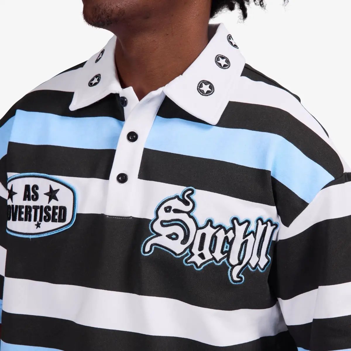 Sugarhill Bermuda Polo Shirt, Blue/Black, photo 3