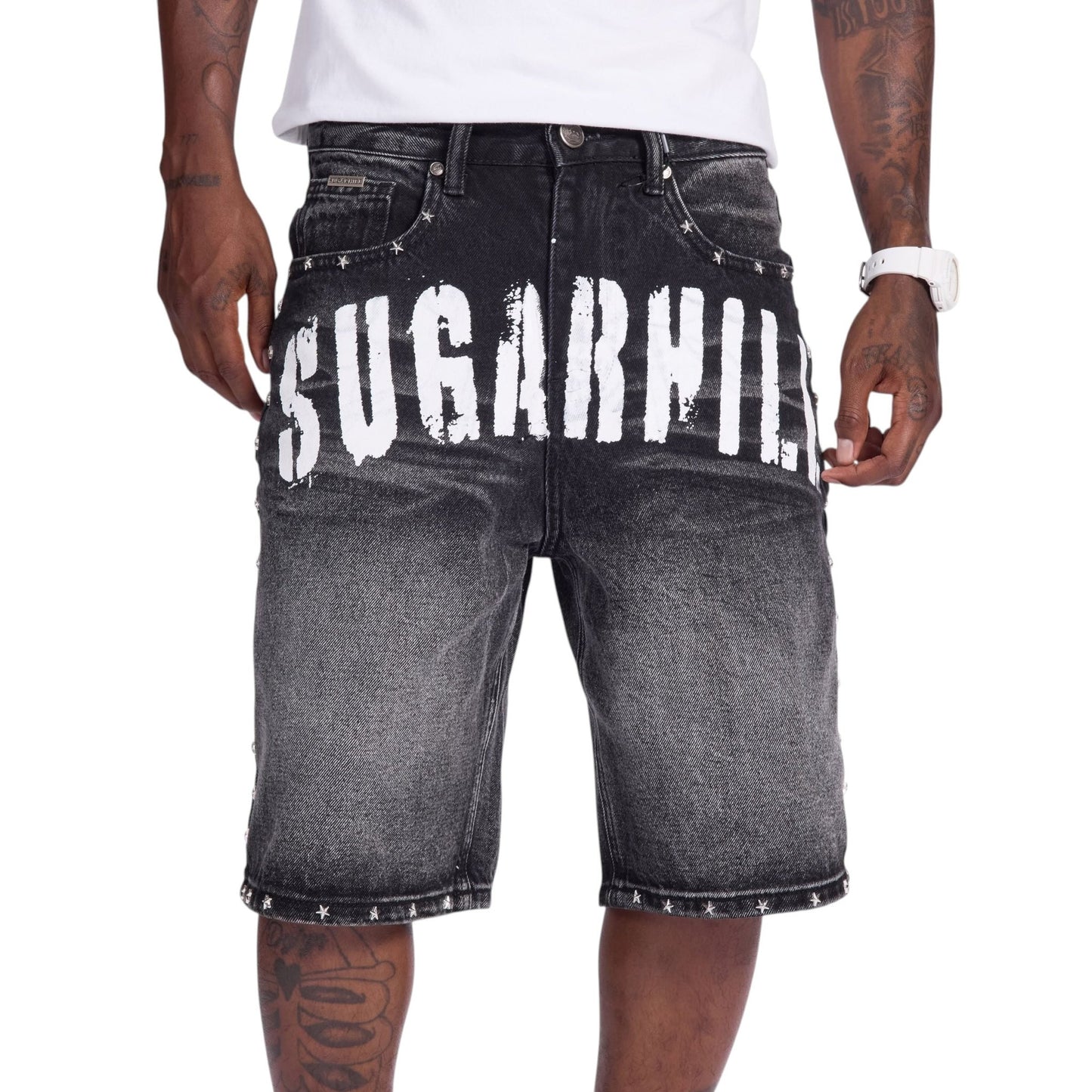 Sugarhill Dallas Jorts from On Time Fashions – Shorts by Sugarhill, Birmingham AL’s 1 fashion store and premier destination for streetwear, suits, kids fashion, and big & tall