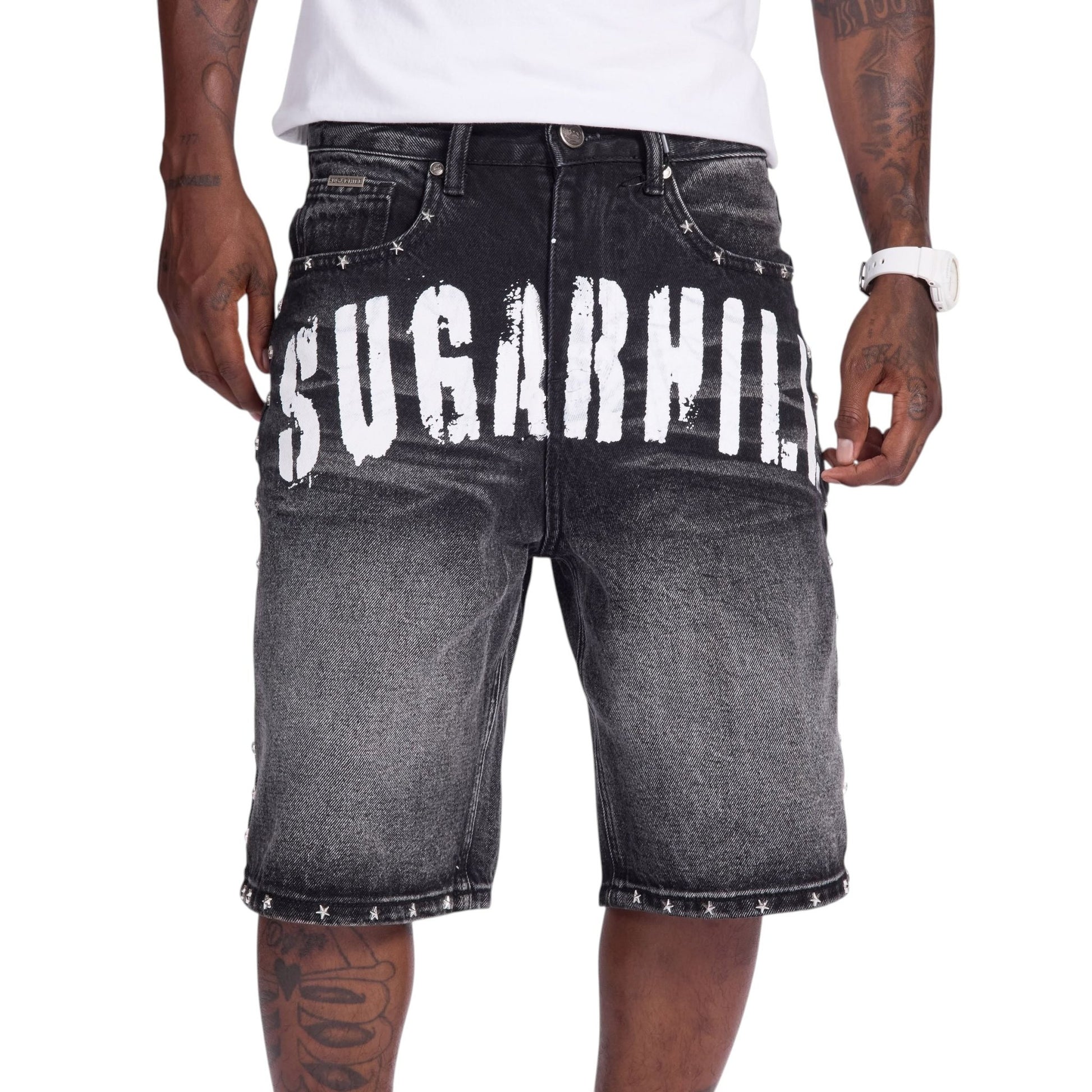 Sugarhill Dallas Jorts from On Time Fashions – Shorts by Sugarhill, Birmingham AL’s 1 fashion store and premier destination for streetwear, suits, kids fashion, and big & tall