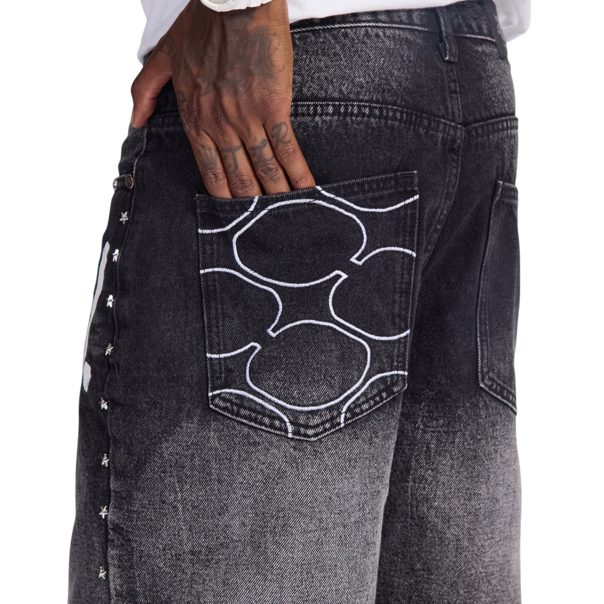 Sugarhill Dallas Jorts from On Time Fashions – Shorts by Sugarhill, Birmingham AL’s 1 fashion store and premier destination for streetwear, suits, kids fashion, and big & tall