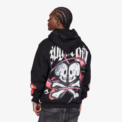 Sugarhill Loverboy Hoodie - Black, back on model