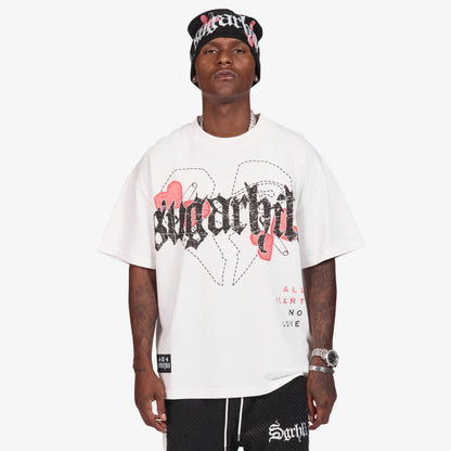 Sugarhill Loverboy T-Shirt - White, front on model
