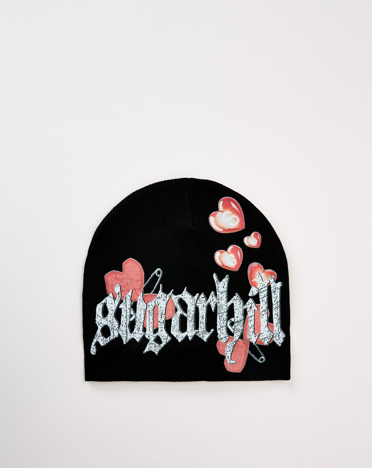 Sugarhill Loverboy Skully Beanie - Black, front product photo