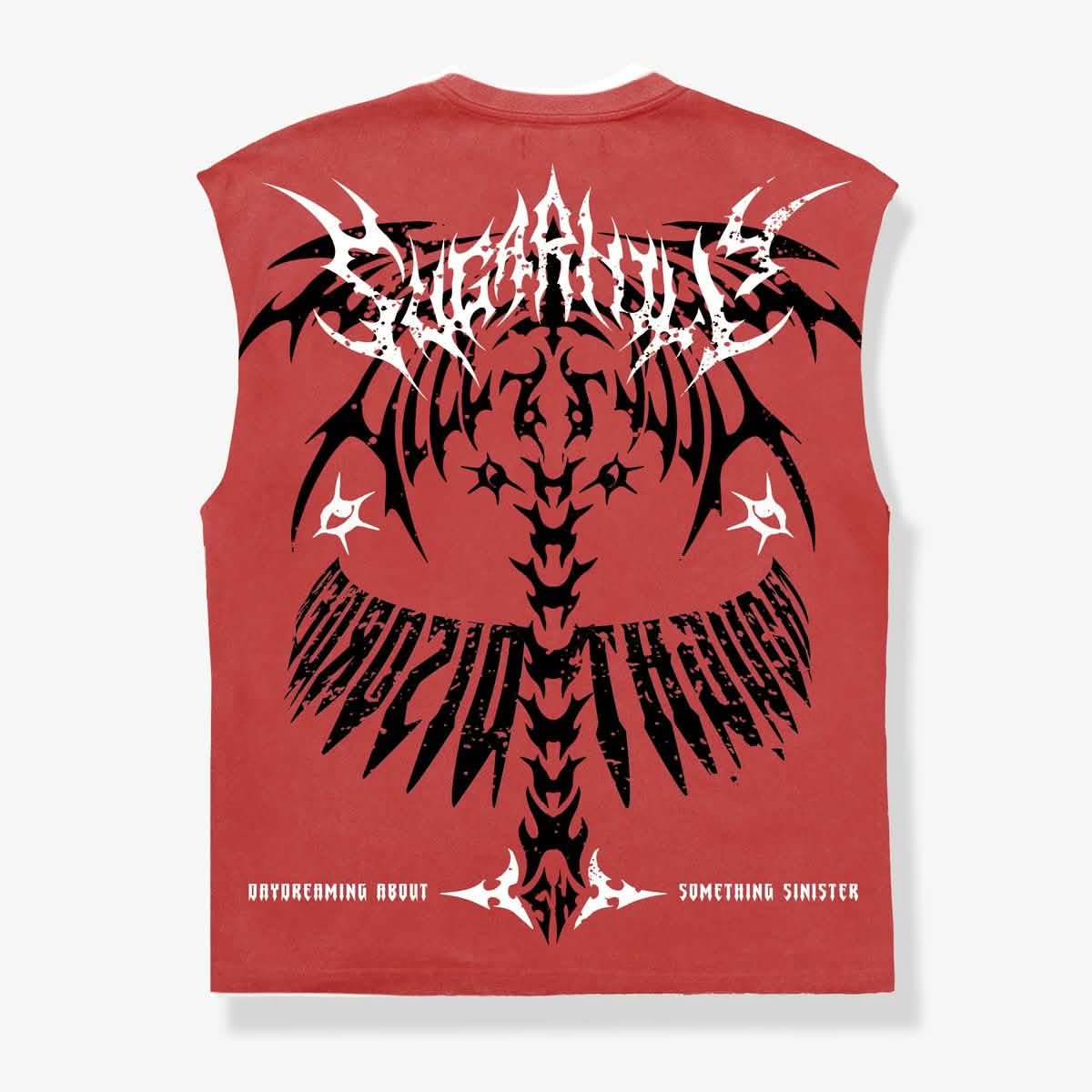 Sugarhill Sinister Cutoff Tee from On Time Fashions – Tee by On Time Fashions Birmingham, Birmingham AL’s 1 fashion store and premier destination for streetwear, suits, kids fashion, and big & tall