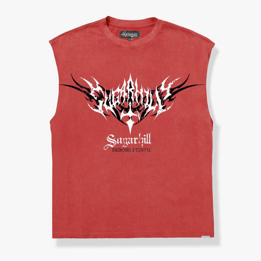 Sugarhill Sinister Cutoff Tee from On Time Fashions – Tee by On Time Fashions Birmingham, Birmingham AL’s 1 fashion store and premier destination for streetwear, suits, kids fashion, and big & tall