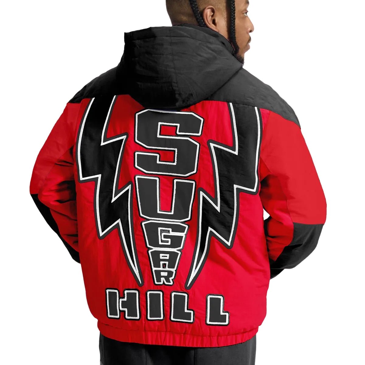 Sugarhill Storm Windbreaker Jacket from On Time Fashions – Jackets by Sugarhill Apparel, Birmingham AL’s 1 fashion store and premier destination for streetwear, suits, kids fashion, and big & tall