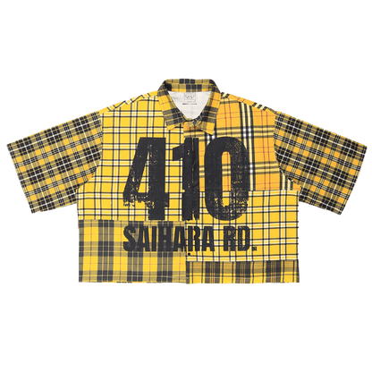 Syair Saihara War Flannel Short Sleeve Shirt