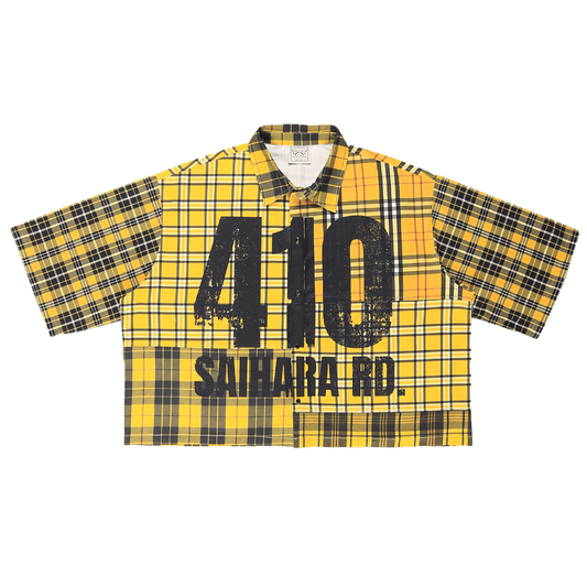 Syair Saihara War Flannel Short Sleeve Shirt