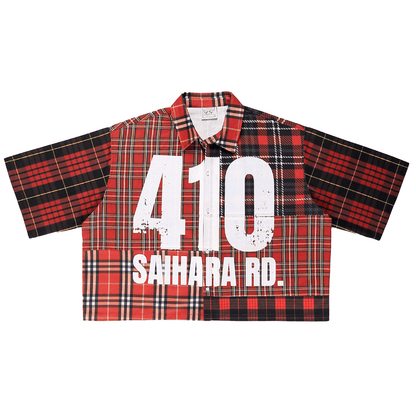 Syair Saihara War Flannel Short Sleeve Shirt