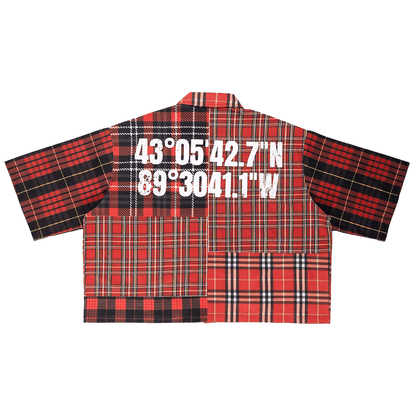 Syair Saihara War Flannel Short Sleeve Shirt