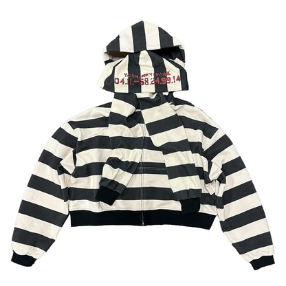 Syair Saihara Yairhannstrase 2x Prison Hoodie from On Time Fashions – Hoodie by Syair Saihara, Birmingham AL’s 1 fashion store and premier destination for streetwear, suits, kids fashion, and big & tall