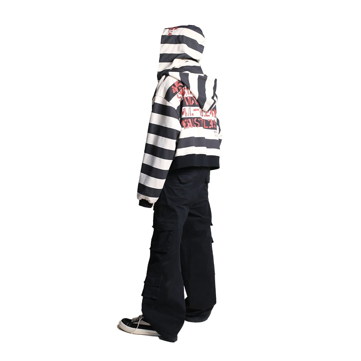 Syair Saihara Yairhannstrase 2x Prison Hoodie from On Time Fashions – Hoodie by Syair Saihara, Birmingham AL’s 1 fashion store and premier destination for streetwear, suits, kids fashion, and big & tall